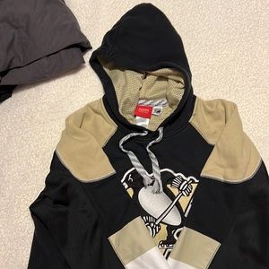 Hooded Pittsburg Penguin sweat shirt